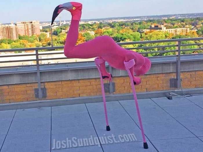 One-Legged Paralympian Josh Sundquist Debuts Another Awesome Halloween Costume