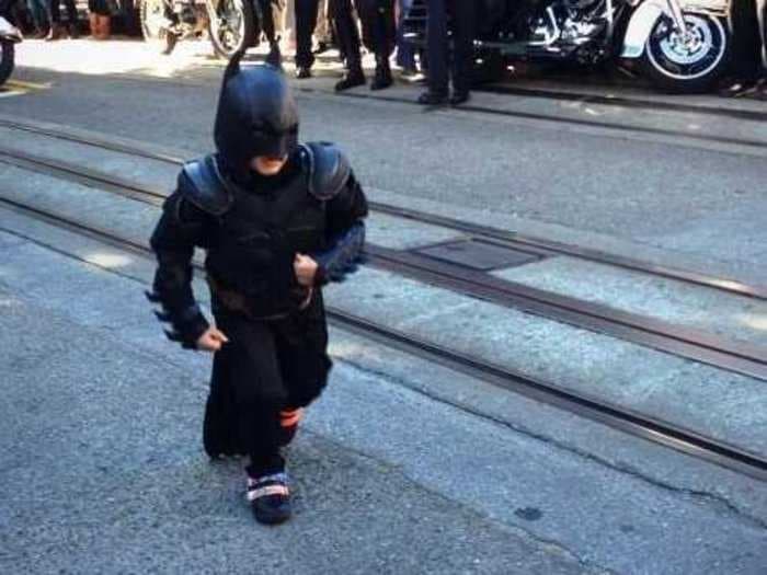 San Francisco Turned Into Batman's Gotham City Today To Bring Child's Make-A-Wish Dream A Reality