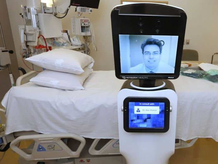 Robots Let Doctors 'Beam' Into Remote Hospitals