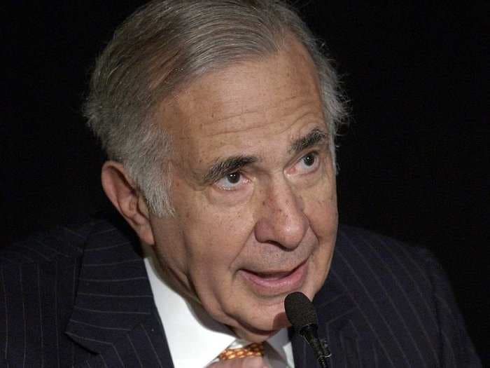 CARL ICAHN: The Stock Market Could See A 'Big Drop' And I'm 'Very Cautious'