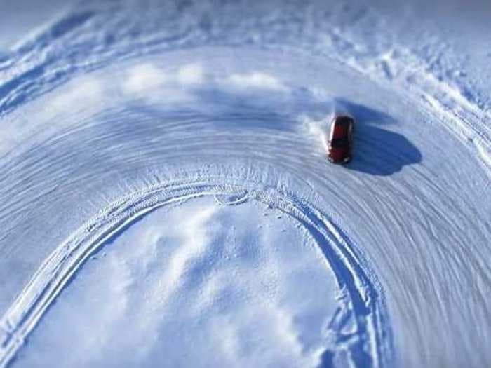 For $15,000, Spend Your Vacation Driving A Bentley On A Frozen Finnish Lake