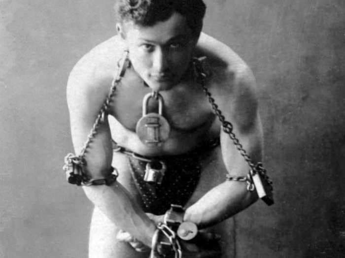 Handcuffs Used By Harry Houdini In The 'Chinese Water Torture Trick' Found