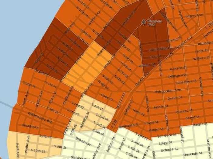 The Gentrification Of Williamsburg, Brooklyn In 3 Maps