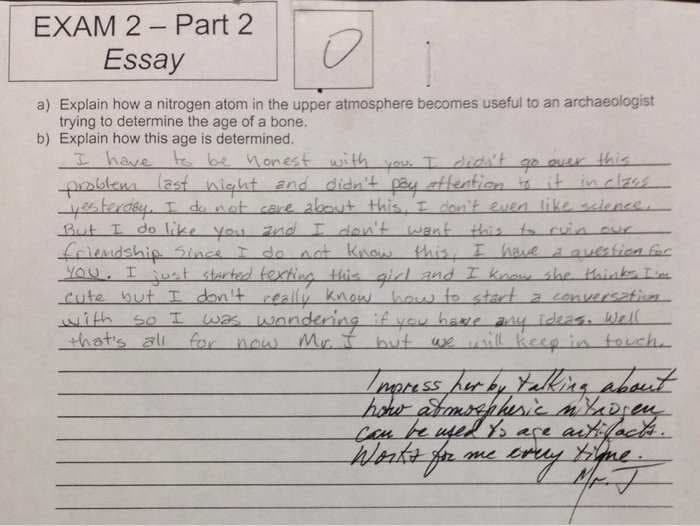 The Ultimate Essay Response For When You Forget To Study