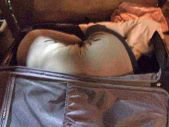 A Man Tried Sneaking Across The Border With A Thai Woman Hidden Inside A Suitcase