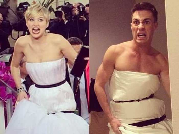 Jennifer Lawrence's Golden Globes Dress Has Become An Internet Meme