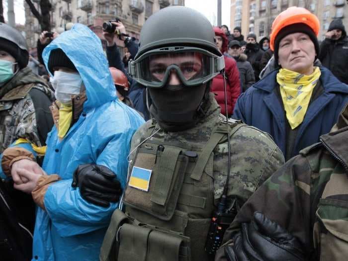 Tens Of Thousands Of Ukrainians Take To The Streets To Protest New Laws Against Protesting