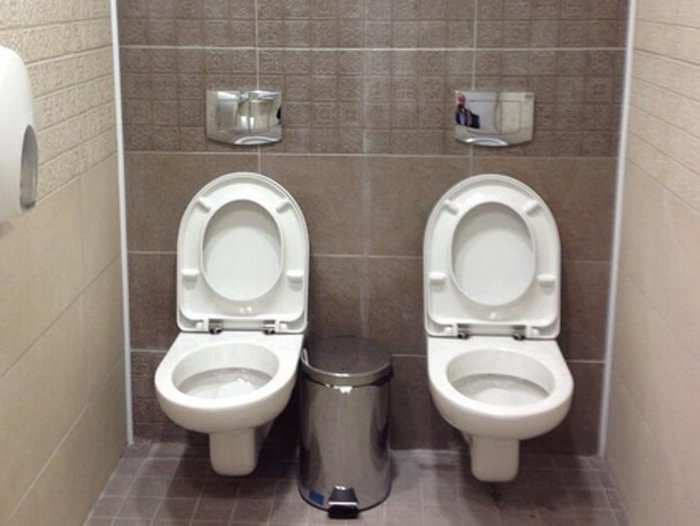 This Ridiculous Photo Of Two Toilets Is Becoming A Symbol Of Waste At The Sochi Olympics