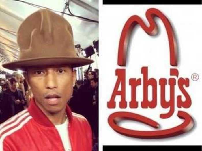 Pharrell's Ridiculous Grammy Hat Became An Internet Meme After Arby's Made Fun Of Him On Twitter