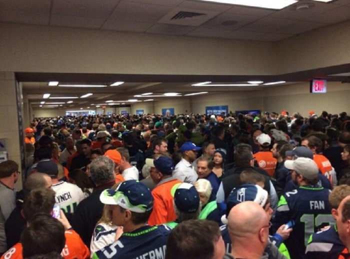 The Super Bowl Has Turned NYC's Penn Station Into A Mad House