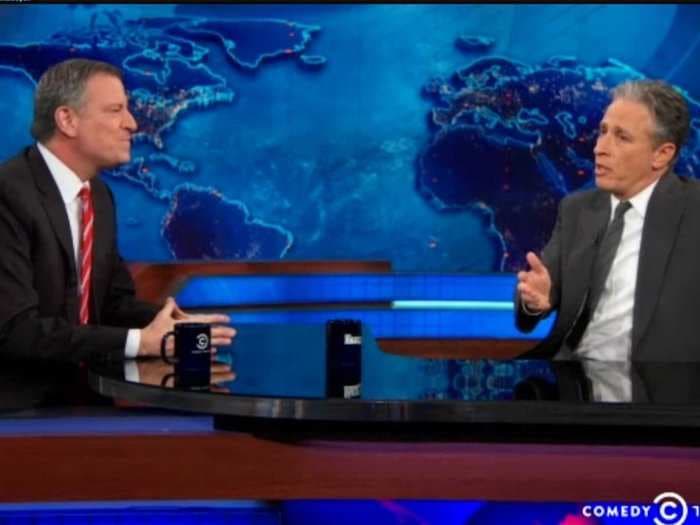 De Blasio Trolls Upper East Side On The Daily Show, Says He'll Unleash Locusts On The Neighborhood