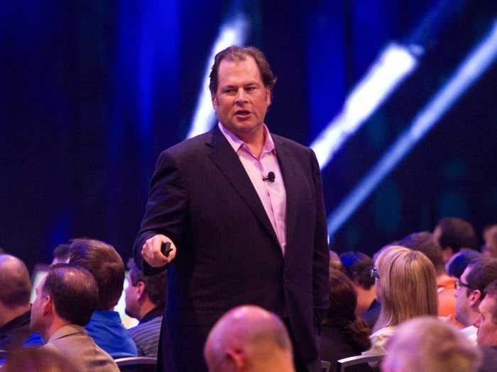 With Help From Ex-Oracle Salespeople, Marc Benioff Is About To Close A Huge $80 Million Deal, Analyst Says