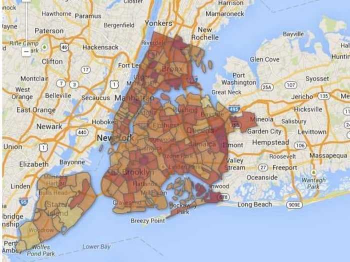New York Restaurants' Really Gross Rodent Problem, In One Map