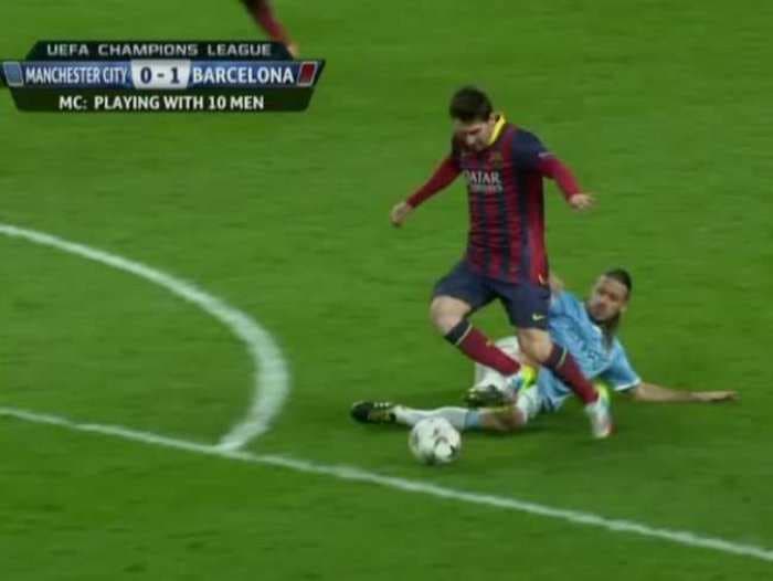 Manchester City Got Screwed In Their Crucial Champions League Match With Barcelona