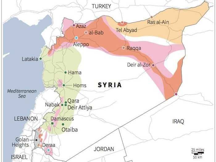 How Syria Could Be Permanently Ripped Apart, In Two Maps