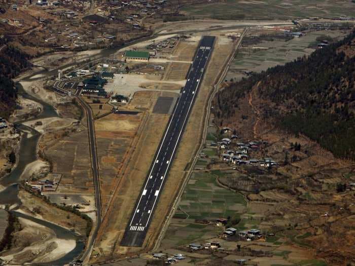 Bhutan's Tiny Himalayan Airport Is One Of The Trickiest Places In The World To Land