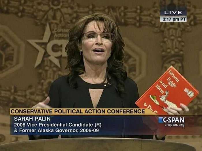 Sarah Palin Remixed Dr. Seuss In A Speech That Showed She Can Still Thrill The Conservative Base