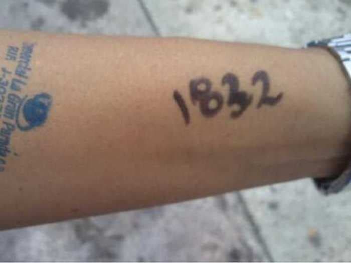 Venezuelans Are Marked With Numbers To Stand In Line At Government Supermarkets