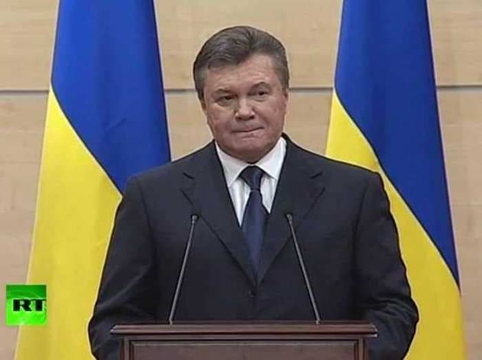 Yanukovych: I Am Still President And Commander-In-Chief Of Ukraine