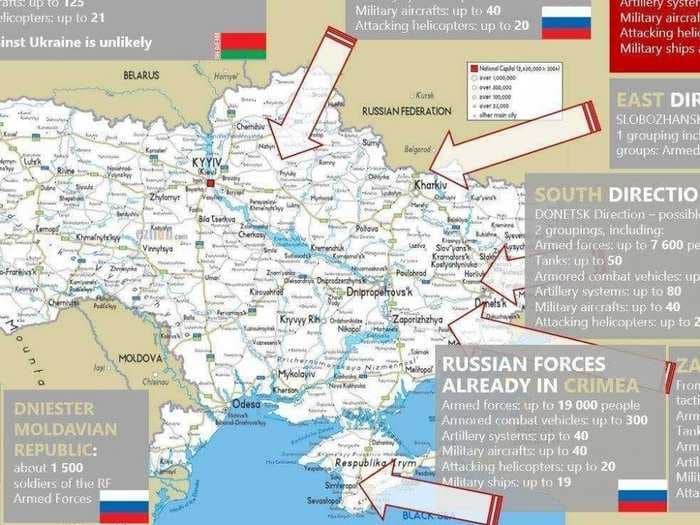 MAP: Here's Why Ukraine Fears A Russian Invasion