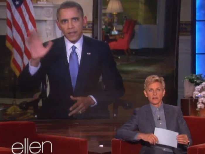 Obama Calls Ellen's Oscar Selfie 'A Pretty Cheap Stunt'