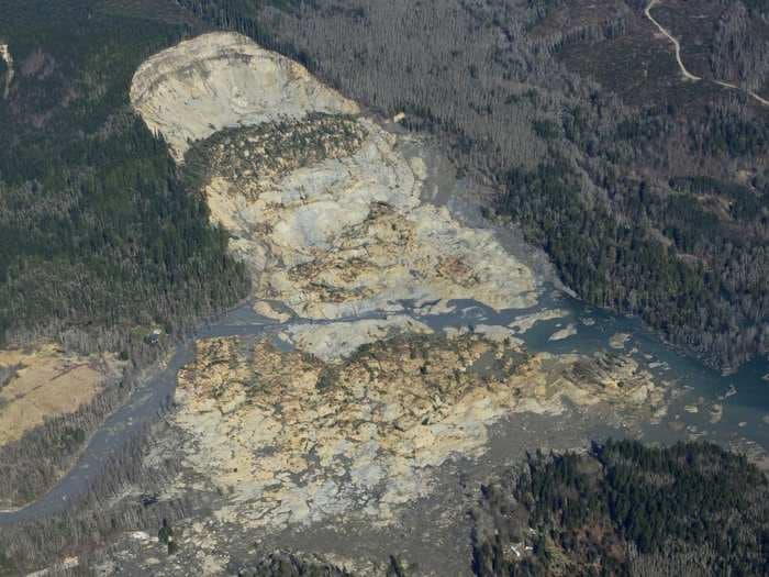 The One Image That Shows The Incredible Scope Of The Washington Mudslide That's Left 14 Dead And 176 Missing