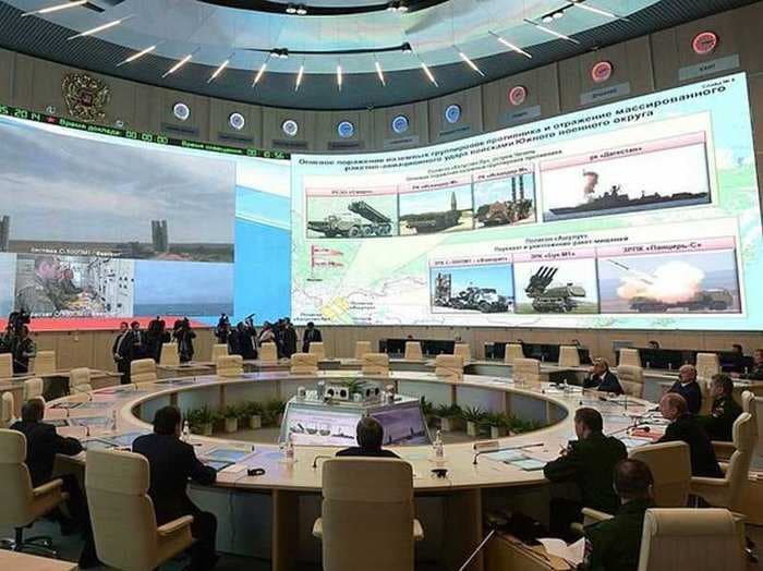 Take A Look Inside Vladimir Putin's Massive Military Command Center