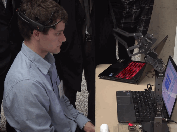 A College Student Created A Robotic Arm You Can Control With A Wink