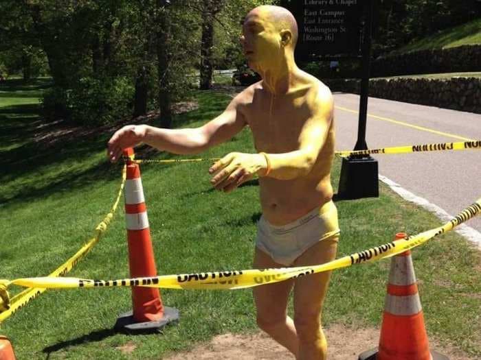 Controversial Nearly Naked 'Sleepwalker' Statue At Wellesley College Vandalized