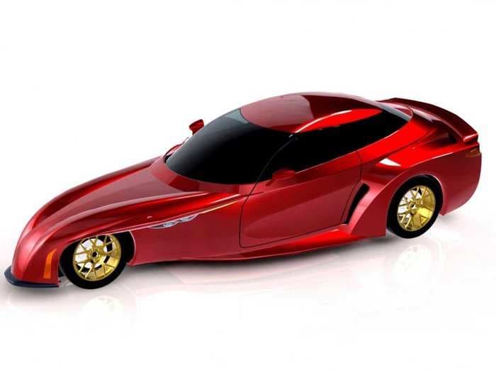 This Futuristic Concept Car Looks Like A Batmobile For The Road
