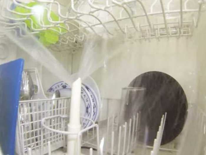 Someone Stuck A GoPro Inside Of A Running Dishwasher