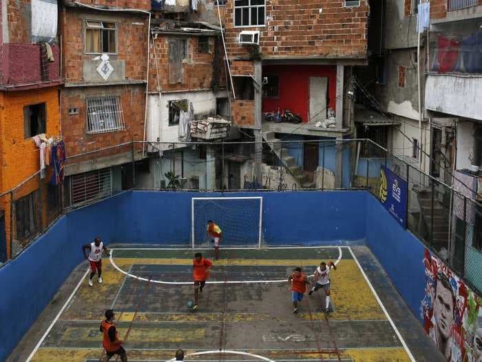 Gorgeous Photos Of Kids Playing Soccer In Brazil's Slums