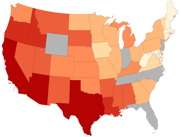 This Map Reveals Which States Have The Highest Rates Of Kids With Cavities