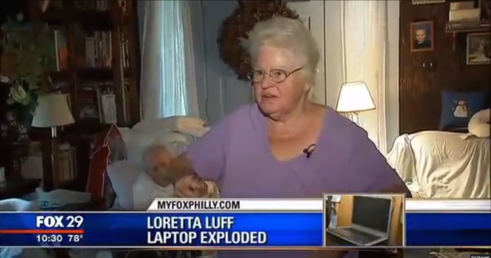 A 72-Year-Old Woman Was Burned When Her Dell Laptop Suddenly Exploded