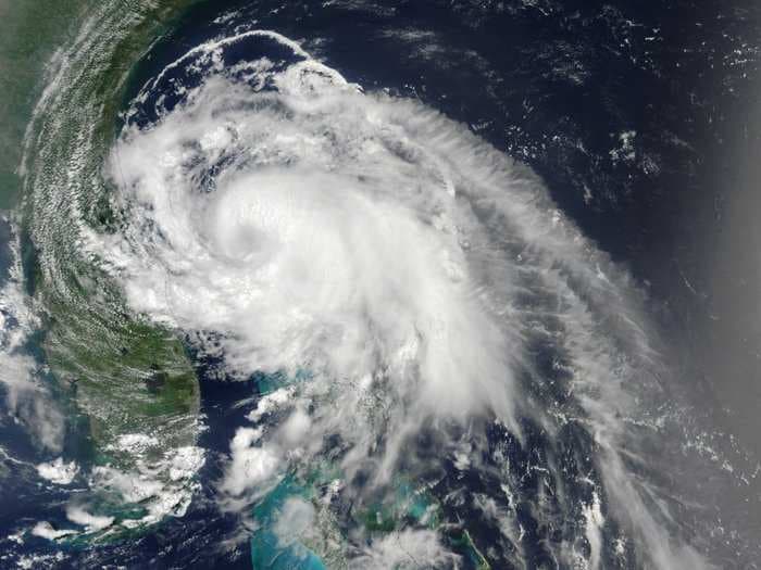 A Surreal Picture Of Tropical Storm Arthur From Space