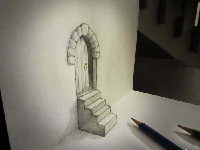 19 Pencil Drawings That Trick Your Mind Into Thinking They're 3-D
