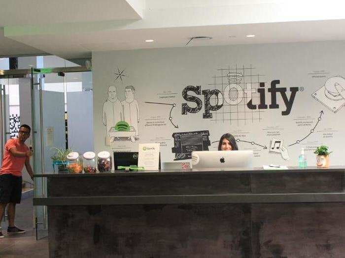 Take A Tour Of Spotify's New NYC Office (And Their Really Cool Graffiti Art)