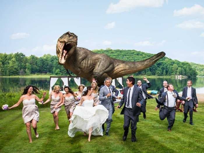 Jeff Goldblum Photobombs The Best Wedding Picture Ever 