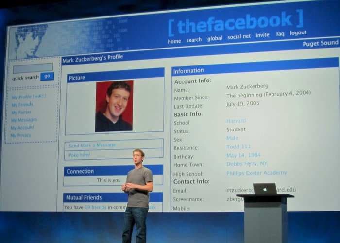 The Only 8 Features Facebook Had When It Launched In 2004