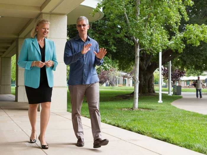 Tim Cook: Here's How IBM Is Going To Help Us Sell A Lot More iPhones And iPads