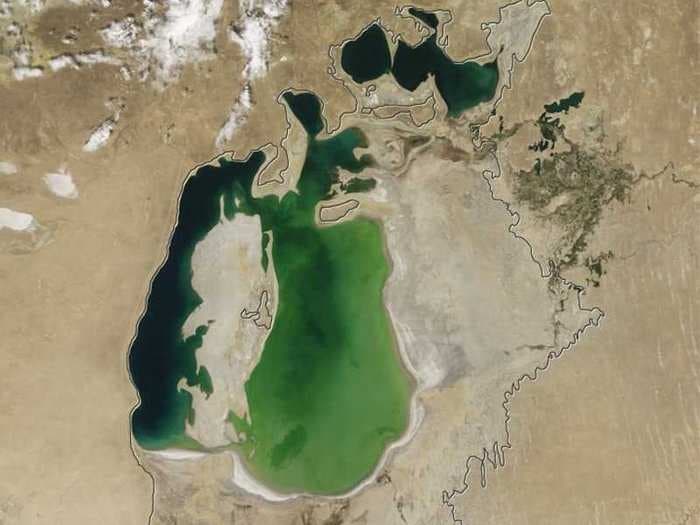 Watch A Lake Shrink To Nothing In Just 14 Years