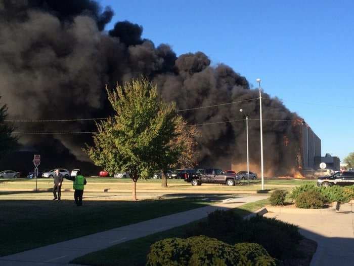 10 People Possibly Trapped After Plane Crashes Into Kansas Airport Building