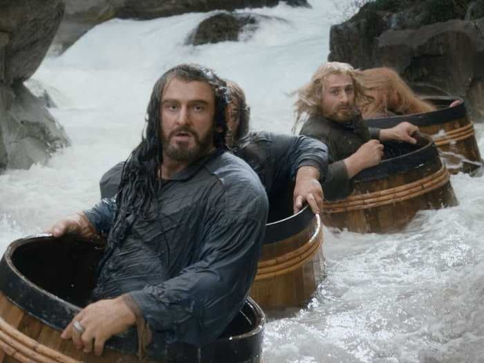 Peter Jackson Explains How The Crazy Barrel Scene In 'The Hobbit' Sequel Came Together