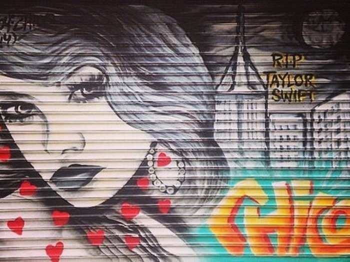 The Bizarre Reason You'll Find A Gigantic 'R.I.P. Taylor Swift' Mural In Downtown Manhattan