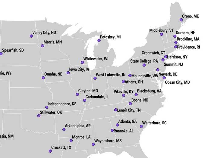 Here's The Most Unequal Town In Every State