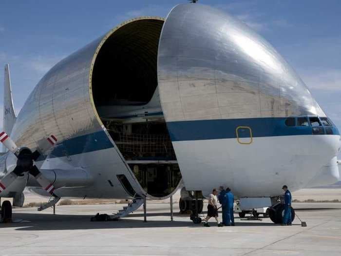 This Super-Sized Cargo Plane Carries NASA's Largest And Most Precious Equipment