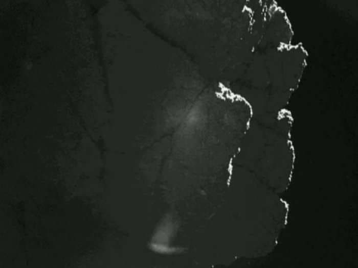 The Philae Lander Bounced Off The Surface Of The Comet And Is Now Stuck Under A Cliff And Not Upright