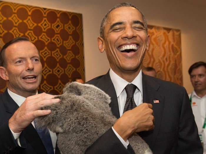 7 Glorious Photos Of World Leaders Holding Koala Bears