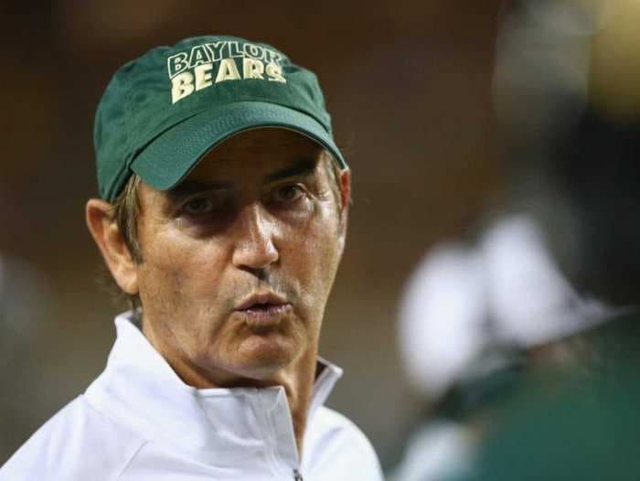 Baylor Coach Goes On Epic Rant Against The College Football Playoff's Alleged Anti-Texas Bias