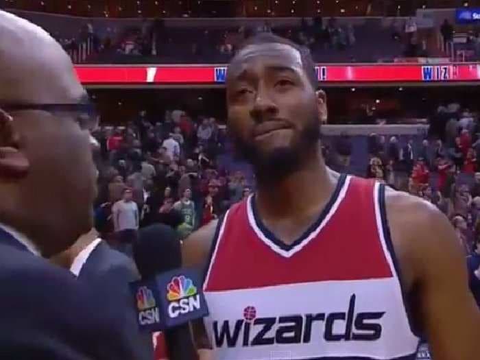 Washington Wizards' John Wall Breaks Down After Dedicating Win To 6-Year-Old Who Died From Cancer